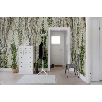 Climbing Ivy vihrea kasvitapetti eteiseen Rebel Wallsilta R17191 image