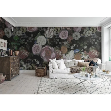 Blooming roosa romanttinen kukkatapetti Rebel Wallsilta R15391 image