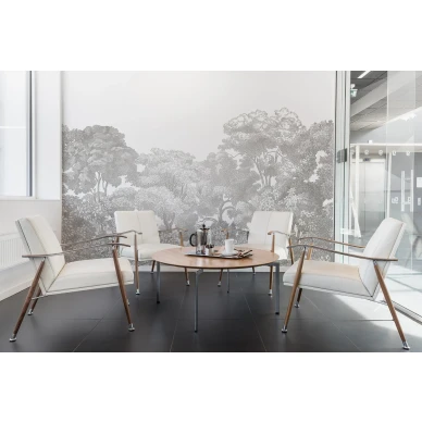 Bellewood harmaa metsatapetti kokoushuoneen muraltapetti Rebel Wallsilta R13054 image