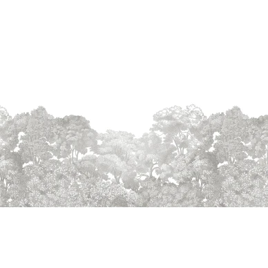 Bellewood harmaa metsatapetti levea kuvio Rebel Wallsilta R13054 image