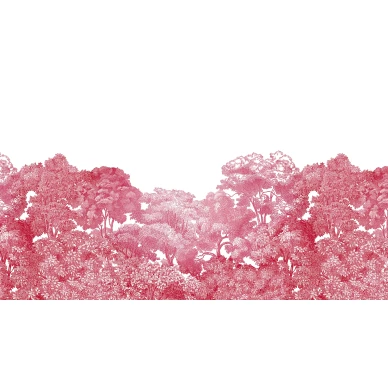 Bellewood pinkki metsatapetti koko kuvio Rebel Wallsilta R13056 image