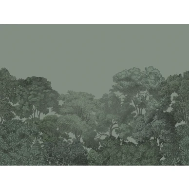 Bellewood vihrea metsatapetti Rebel Wallsilta levea kuvio R13058 image