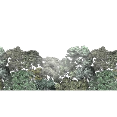 Bellewood vihrea metsatapetti levea kuvio Rebel Wallsilta R13051 image