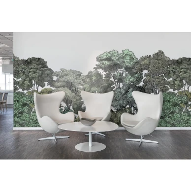 Bellewood vihrea metsatapetti olohuoneeseen Rebel Wallsilta R13051 image