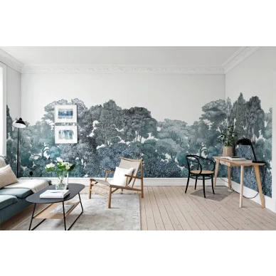 Sininen kuvatapetti olohuoneeseen Bellewood Rebel Wallsilta R18637 image