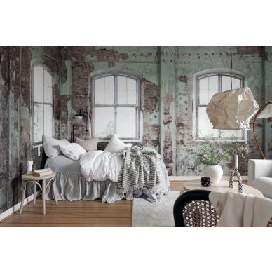 Makuuhuoneen kuvatapetti Perspective Manoir Rebel Wallsilta R14201 image