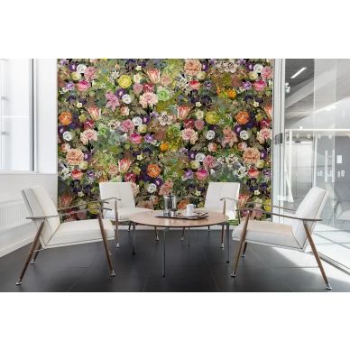 Meadow varikas kukkatapetti olohuoneeseen Rebel Wallsilta R13142 image