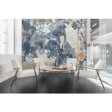 Battered Wall teollisuushenkinen tapettiseina kokoushuoneen muraltapetti Rebel Wallsilta R12791 image