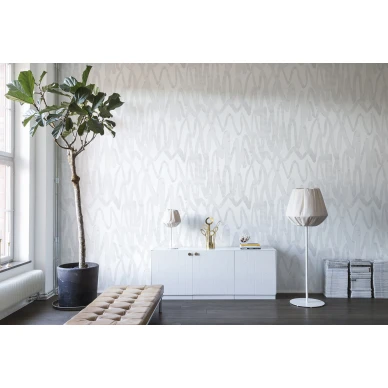 Pulse of Passion valkoinen graafinen olohuoneeseen muraltapetti Rebel Wallsilta R14092 image