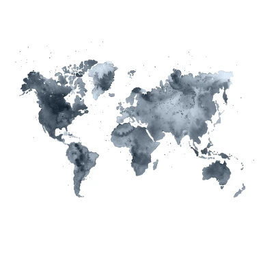 Dusky World harmaa maailmankartta muraltapetti Rebel Wallsilta R13432 koko kuvio image