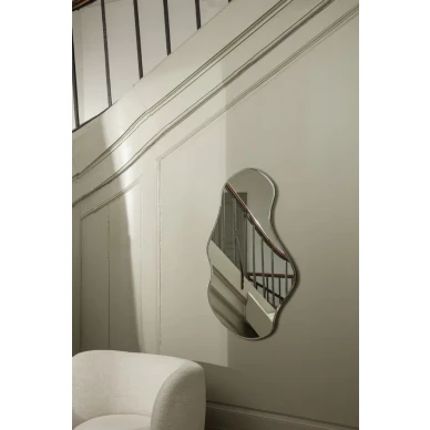 Pond Large iso peili kromireunalla eteiseen Ferm Livingilta image