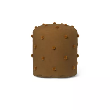 Dot Tufted Pouf ruskea rahi Ferm Livingilta image