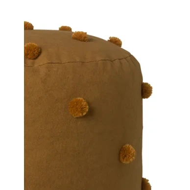Dot Tufted Pouf ruskea rahi lahikuva Ferm Livingilta image