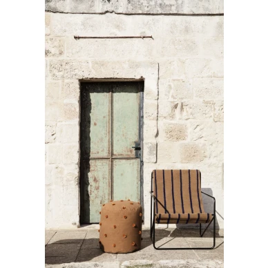 Dot Tufted Pouf ruskea rahi ulkokayttoon Ferm Livingilta image