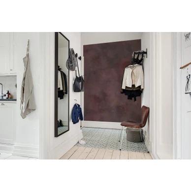 Color Clouds ruskea liila yksivarinen muraltapetti eteiseen Rebel Wallsilta R13274 image