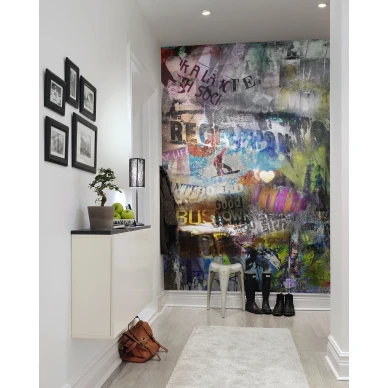 Street Art varikas graffititapetti eteiseen Rebel Wallsilta R10571 image