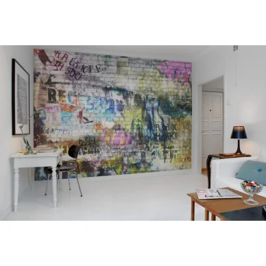 Street Art varikas grafittitapetti nuorisohuoneeseen Rebel Wallsilta  image
