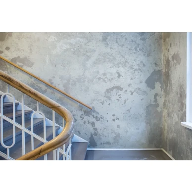 Fragments harmaa beige teollisuustyylinen muraltapetti rapulle Rebel Wallsilta R15471 image