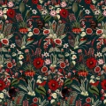 Eden Nightfall punainen kukkatapetti Rebel Wallsilta R16171