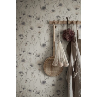 Lo kaunis vihrea kukkatapetti Sandbergilta S10102 image