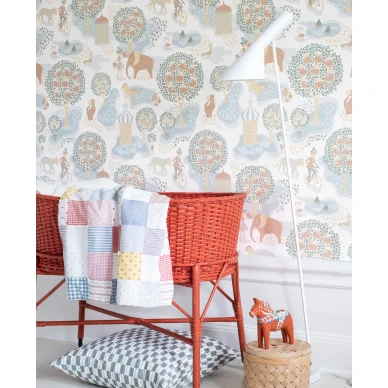 Jardin de la vie monivarinen elaintapetti lastenhuoneeseen Littlephantilta 1532 image