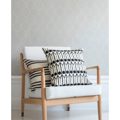 Espalier beige graafinen tapetti lastenhuoneeseen Littlephantilta 1534 image