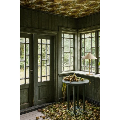 Sunday keltainen kukkatapetti kattoon Studio Lisa Bengtssonilta 1358 image