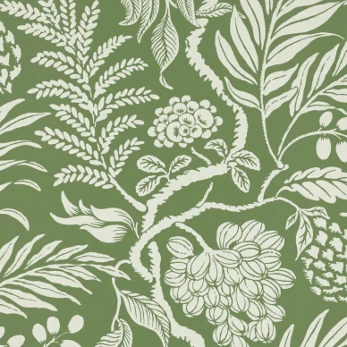 Cornucopia vihrea lehtitapetti Langelid von Bromssenilta 21 65 image