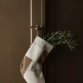 Tonal Christmas Stocking beige moderni joulusukka Ferm Livingilta 1104264682