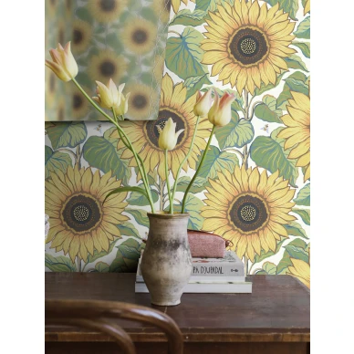 Solrosor varikas auringonkukkatapetti Borastapeterilta 2058 image