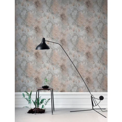 Rost harmaa kullanvarinen elava tapetti olohuoneeseen Sandbergilta 215 51 image