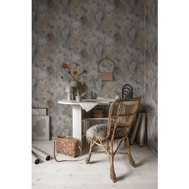 Rost harmaa kullanvarinen elava tapetti tyohuoneeseen Sandbergilta 215 51 image