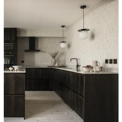 Anna vaalea beige kaislatapetti keittioon Sandbergilta S10109 image