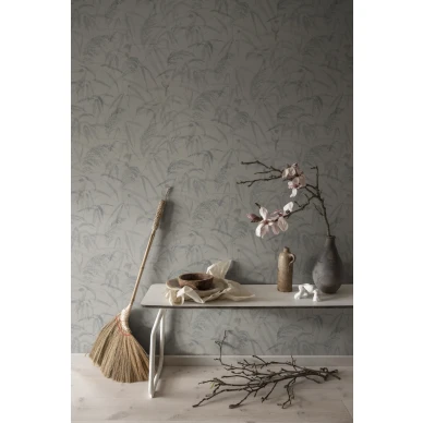 Anna vaalea sininen kaislatapetti eteiseen Sandbergilta S10108 image