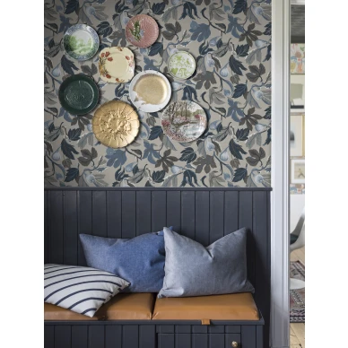 Figs sininen keittiotapetti Borastapeterilta 2062 image