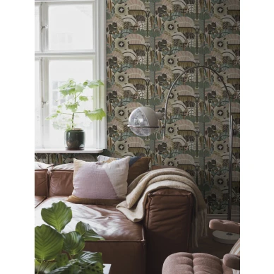 Hypnotic Safari tiheakuvioinen graafinen tapetti Borastapeterilta 2067 image