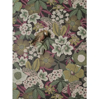 Kvackstepp vihrea monivarinen kaunis kukkatapetti Borastapterilta 2088 image