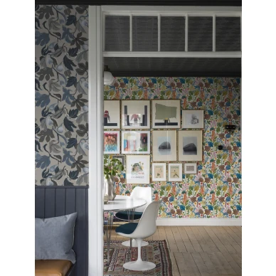 Turgras iloinen varikas lehtitapetti Borastapeterilta 2092 image