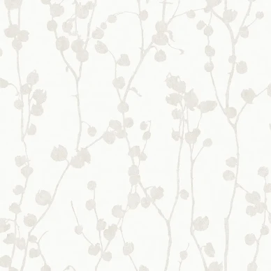 Disa valkoinen beige oksatapetti Borastapeterilta 7426 image