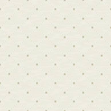 Golden Trellis beige kulta ruudullinen tapetti Borastapeterilta 2267 image