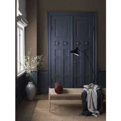 Golden Trellis ruskea ruudullinen tapetti Borastapeterilta 2264 image