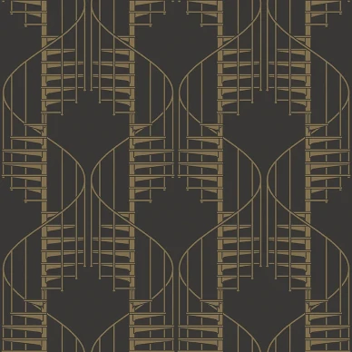 Staircase ruskea geometrinen tapetti Borastapeterilta 2284 image