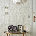 Olohuoneen tapetti Cole et Sonilta vaaleanharmaa kuvioitu Zebrawood 107 1004