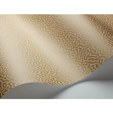 Kultainen graafinen tapetti Cole et Sonilta Vermicelli 107 4021 image