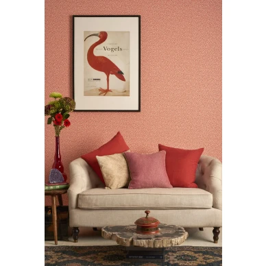 Punainen olohuoneen tapetti Cole et Sonilta graafinen Vermicelli 107 4018 image