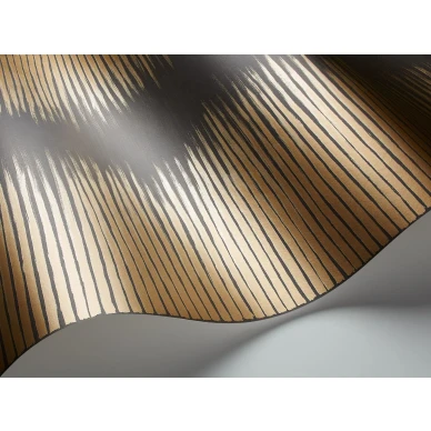 Pronssinvarinen graafinen tapetti Cole et Sonilta Plume 107 3016 image