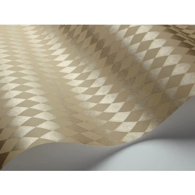 Cole et Sonin kulta keltainen ruudullinen tapetti Titania 103 14059 image