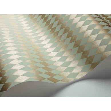 Cole et Sonin kulta vihrea ruudullinen tapetti Titania 103 14061 image
