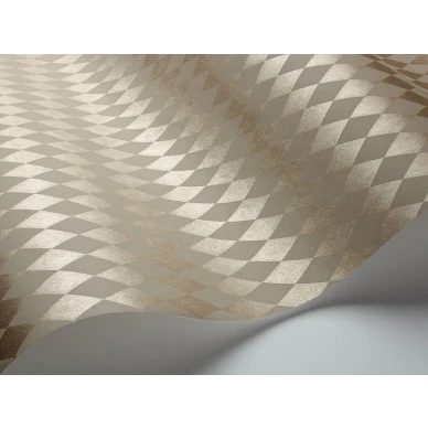 Cole et Sonin ruskea ruudullinen tapetti Titania 103 14058 image