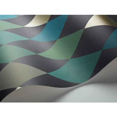 Cole et Sonin tumma ruudullinen tapetti Punchinello 103 2007 image